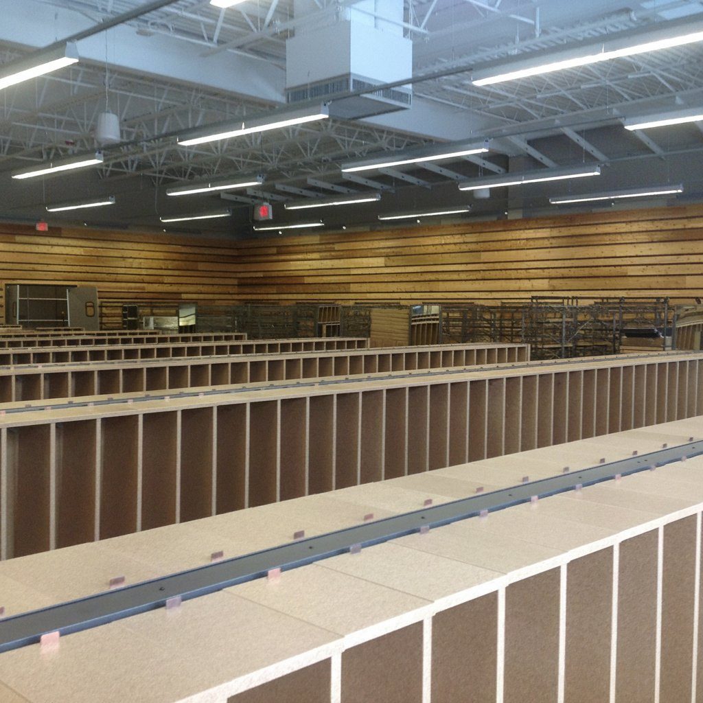 DSW store interior, Collegeville, PA